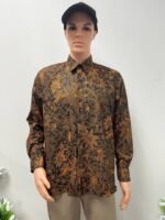 Arjuna Modern Batik - Black Orange