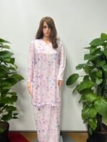Amelia Modern Kurung - Blush Pink