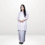 Amelia Modern Kurung - Lilac Bloom