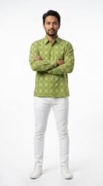 Yazid Modern Batik - Lime Green
