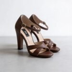 Hana Heels in Burgundy