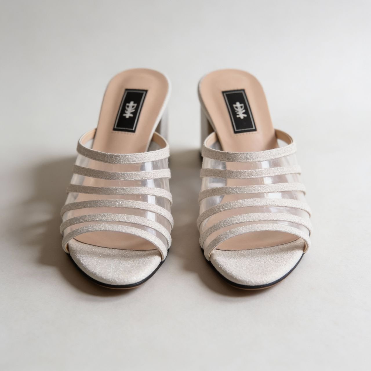 Hafsa Heels in White