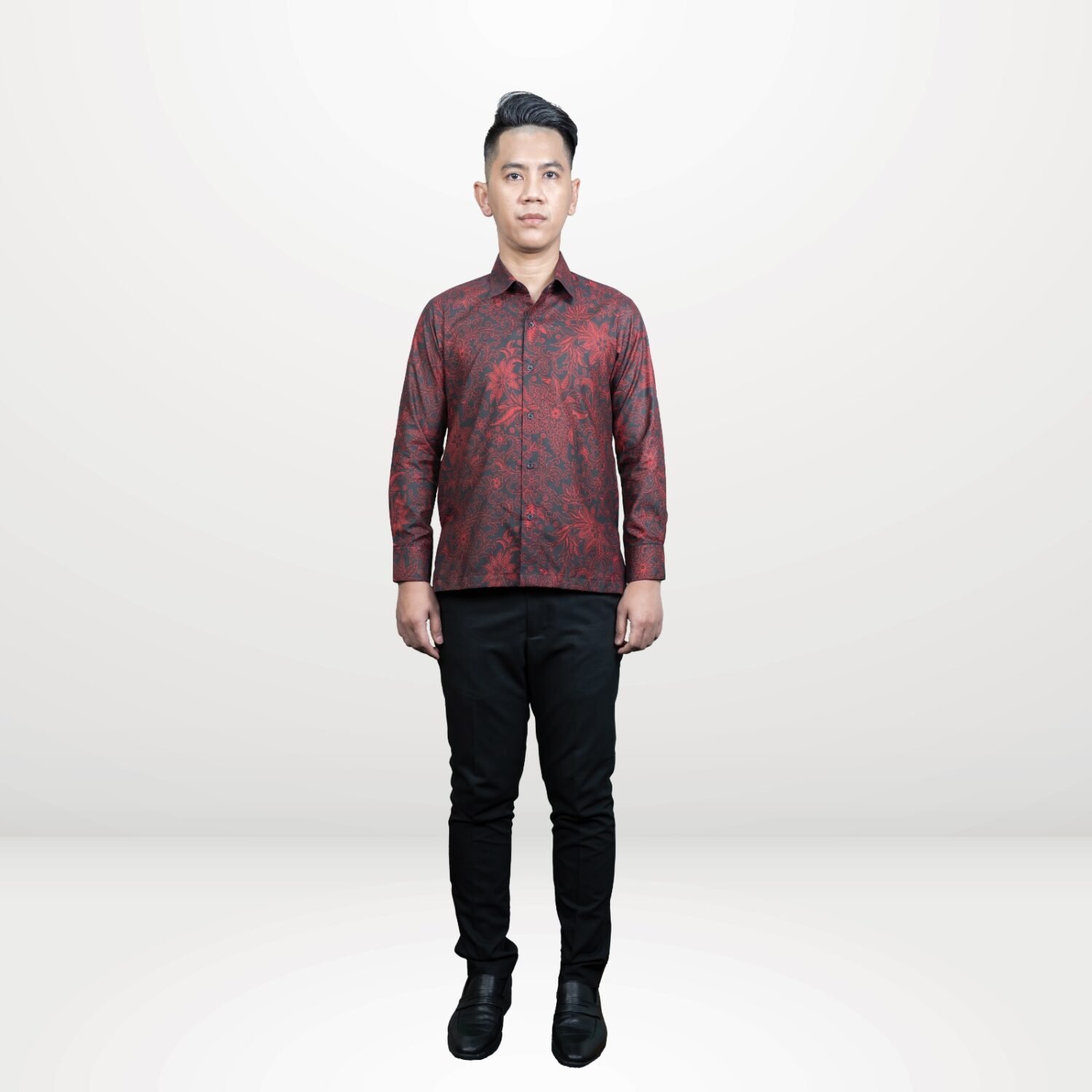 Arjuna Modern Batik - Black Red