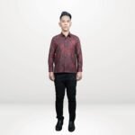 Arjuna Modern Batik - Black Red