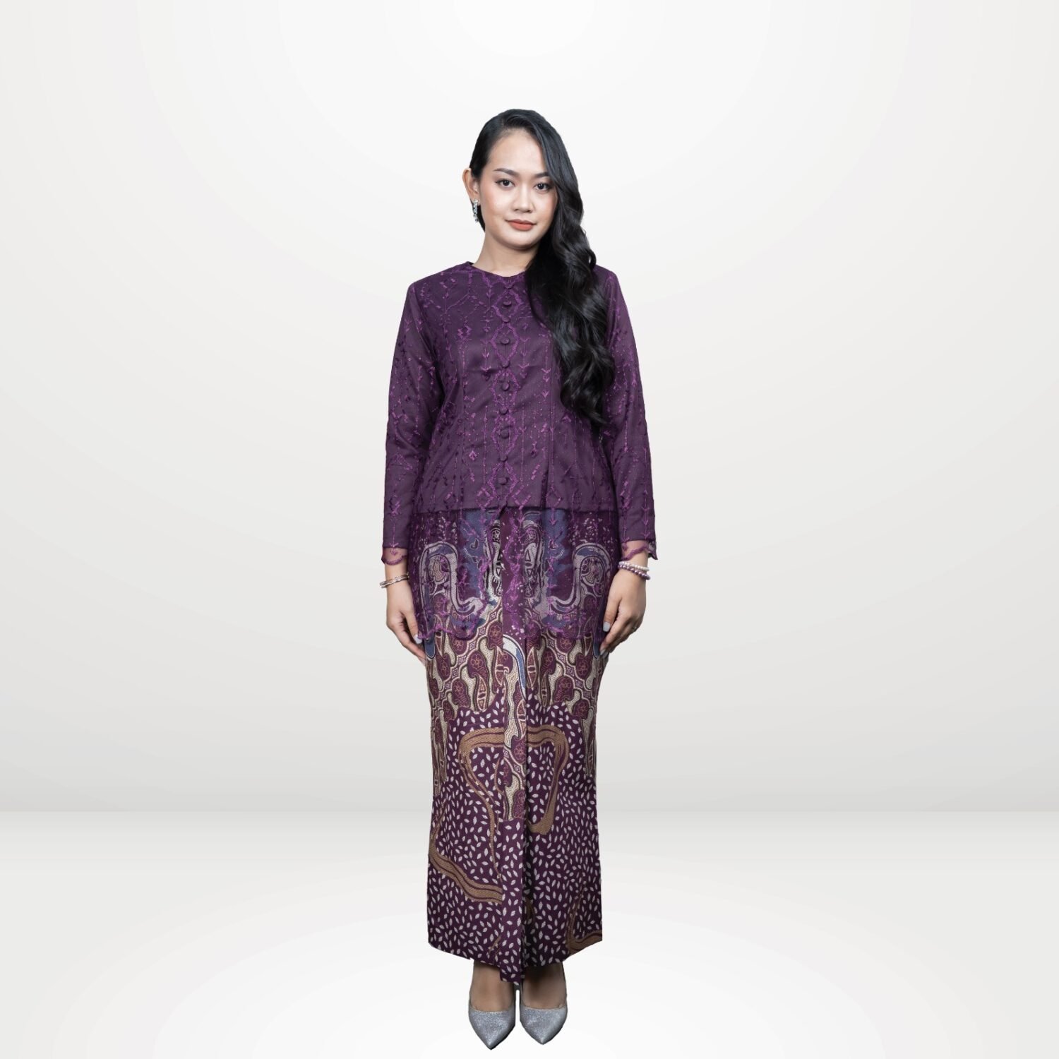 Kartika Modern Kebaya - Magenta Purple