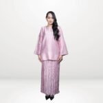 Dahlia Modern Kurung - Pink Pearl