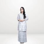 Adelia Modern Kurung - Indigo Blue