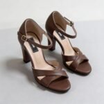 Hana Heels in Burgundy