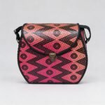 Pink Rattan Sling Bag