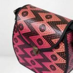 Pink Rattan Sling Bag