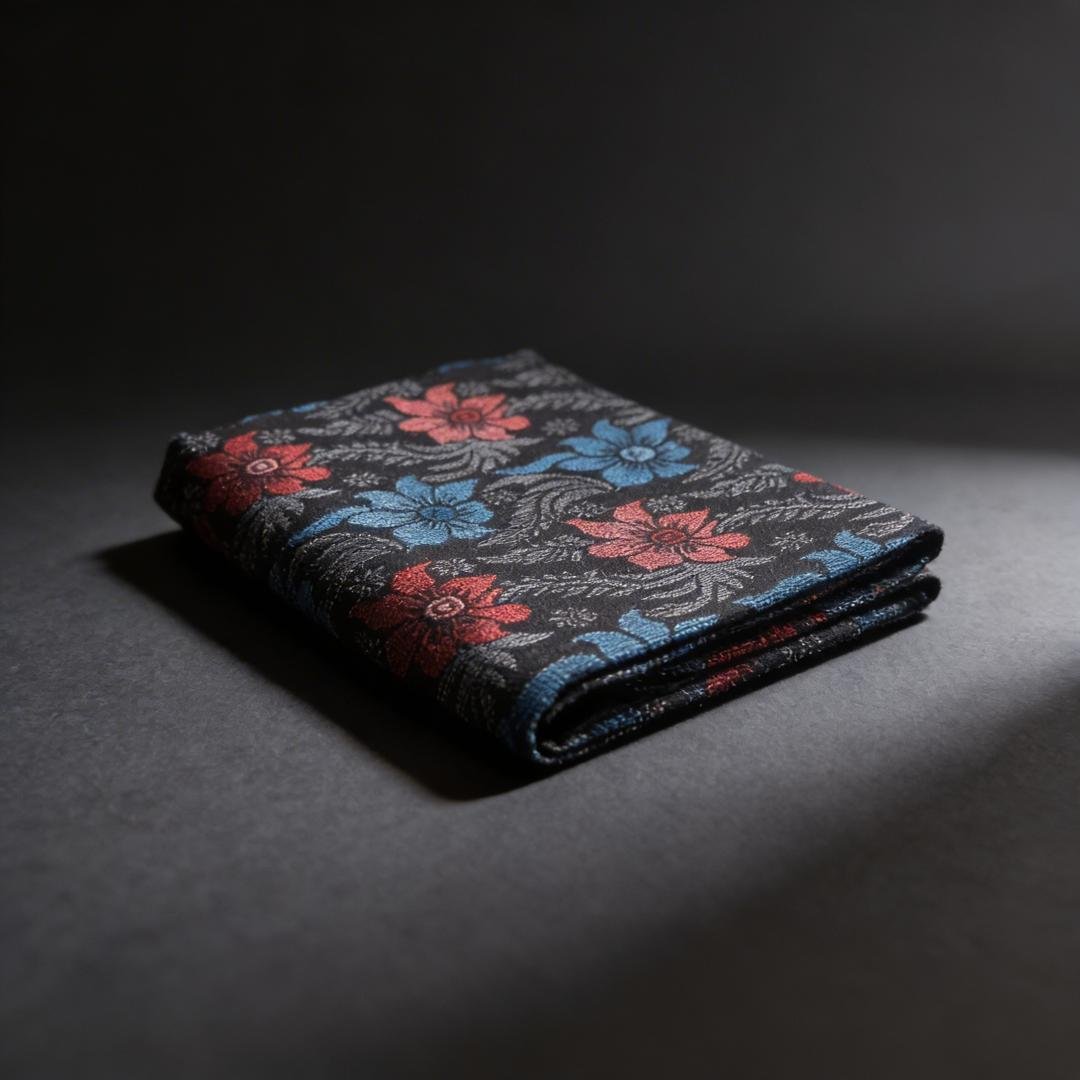 Utbah Sampin in Black Blue