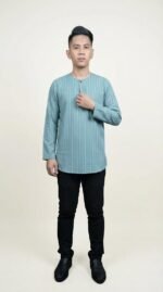 Marwan Kurta in Tiffany Blue