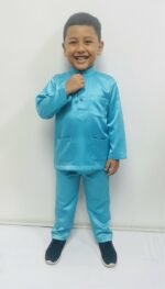 Arham Baju Melayu in Electric Blue