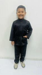 Arham Baju Melayu in Black Mist