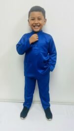 Arham Baju Melayu in Violet Blue