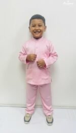 Arham Baju Melayu in Light Pink