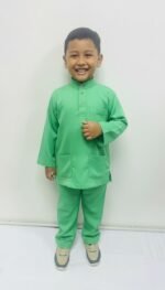 Arham Baju Melayu in Spring Green