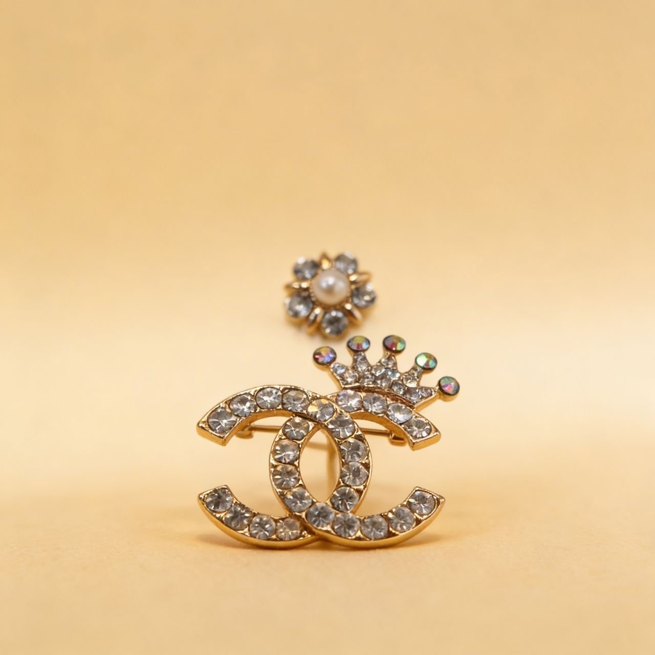 Chanel Chin & Shoulder Brooch