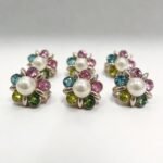 Six-Piece Chin Brooch (Colorful)