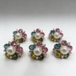 Six-Piece Chin Brooch (Colorful)