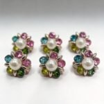 Six-Piece Chin Brooch (Colorful)