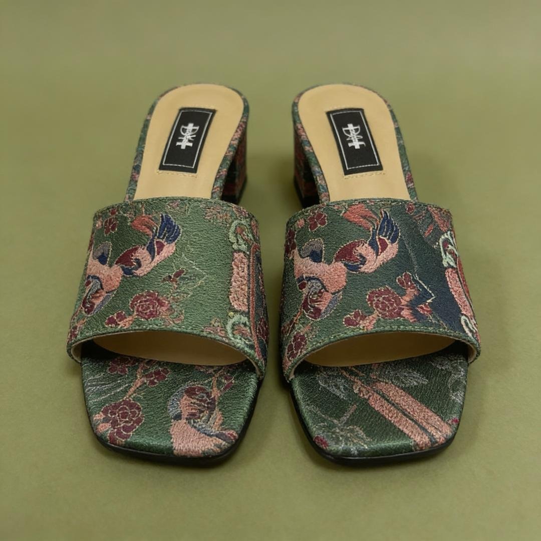Adila Heels in Sea Green