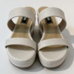 Amna Heels in Baby Powder
