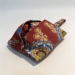 Batik Foldable Tote Bag in Vibrant Red